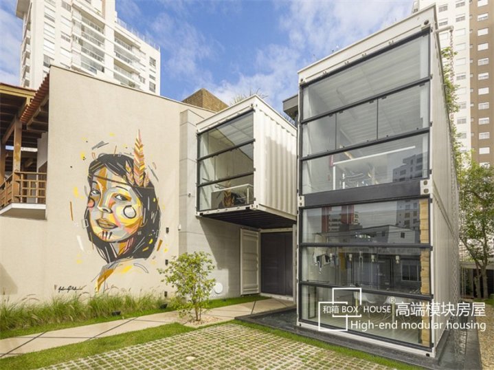 集装箱办公楼--富有艺术气息的潮流办公室